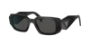 Prada Pr 17ws 1ab5s0 In Dark Grey