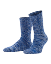 Falke Men's Brooklyn Rib-knit Cotton Socks In Marine