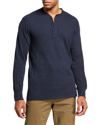 Rag & Bone Rag And Bone Navy Classic Henley In Deepnvy