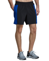 Fourlaps Men's Bolt 7-inch Athletic Shorts In Black Royal