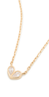 Gemella Sweetheart 18-karat Gold Diamond Necklace In Diamond