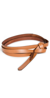 Isabel Marant Knot-detail Leather Belt In Natural