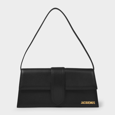 Jacquemus Sac Le Bambino Long -  - Cuir - Noir In Black