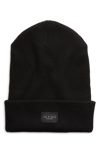 Rag & Bone Addison Ribbed-knit Beanie In Black
