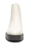 Sam Edelman Women's Justina Lug Sole Boots Women's Shoes In Modern Ivory Leather