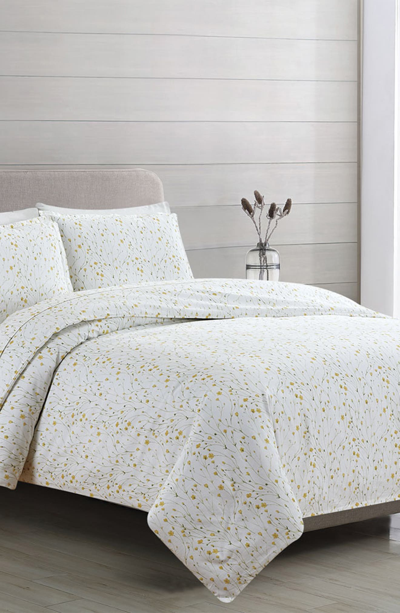 Melange Home Yellow Buttercup 400 Thread Count 100% Cotton Duvet Cover Set