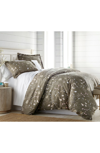 Southshore Fine Linens Full/queen Luxury Premium Floral Collection Comforter Set In Brown