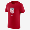 Nike U.s. Men's Soccer T-shirt In Red