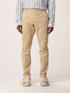 Dondup Gaubert  Trousers In Stretch Cotton In Beige