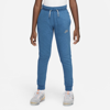 Nike Sportswear Big Kids' Pants In Marina,white