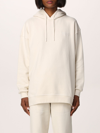 Ganni Software Cotton-blend Hooded Sweatshirt In Yellow Cream