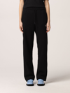 Ganni Jogging Trousers In Cotton Blend In Schwarz