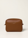 Patrizia Pepe Bag In Grained Leather In Brown