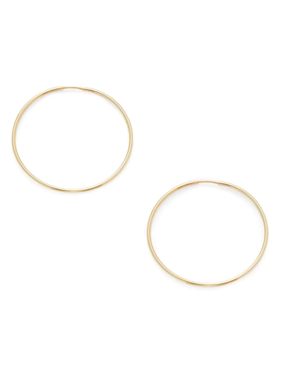 Saks Fifth Avenue Women's 14k Yellow Gold Hoop Earrings