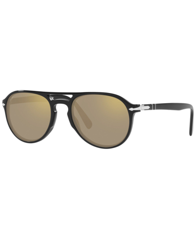 Persol Unisex Sunglasses, Po3235s 55 In Black