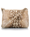 Brahmin Lorelei Croc Embossed Leather Shoulder Bag In Doe