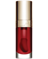 Clarins Lip Comfort Hydrating Oil Strawberry 0.2 oz / 7 ml In Cherry