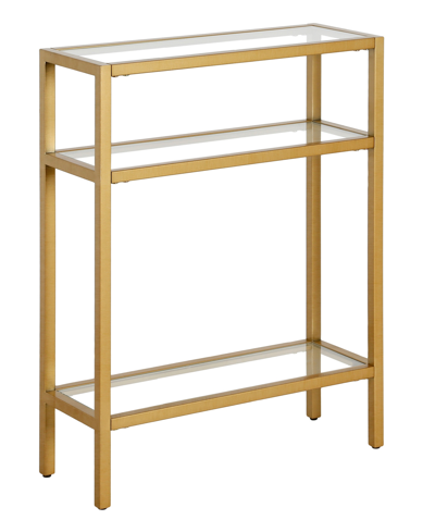 Hudson & Canal Sivil 22" Console Table In Brass