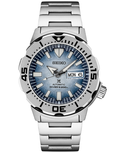 Seiko Men's Automatic Prospex Special Edition Stainless Steel Bracelet Watch 42mm In Blue
