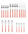Mepra Fantasia Flatware Set, 20 Piece In Red