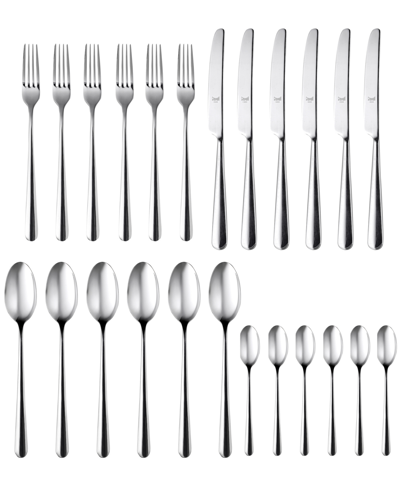 Mepra Stoccolma Flatware Set, 24 Piece In Stainless Steel