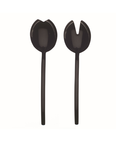 MEPRA DUE ORO NERO SALAD SERVERS SET, 2 PIECE