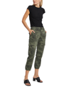 Sanctuary Rebel Standard Rise Pant In Camo In Green