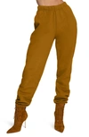 Good American Boyfriend Sweatpants In Bronze Brown001