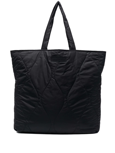 Mackintosh Lexis Quilted Tote Bag In Schwarz
