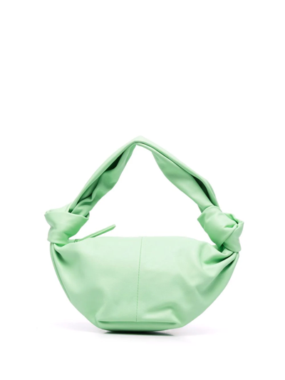 Bottega Veneta Double Knot Mini Bag In Green