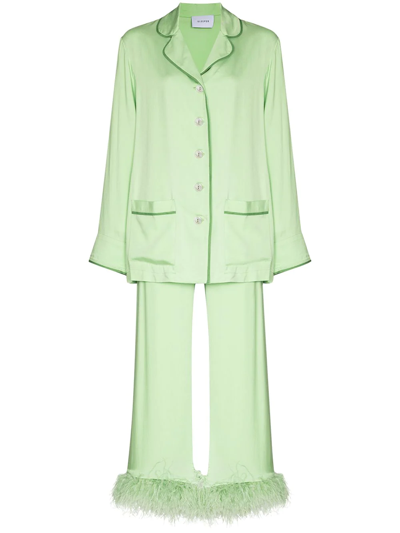 Sleeper Party Pyjama Set In Green