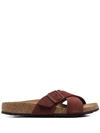 BIRKENSTOCK SIENA CROSSOVER-STRAP SANDALS