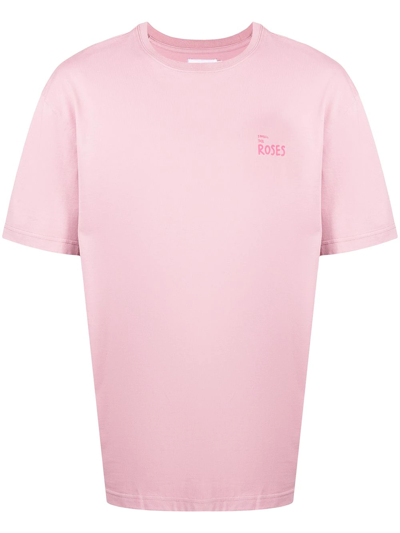 Off Duty Smell The Roses T-shirt In Pink