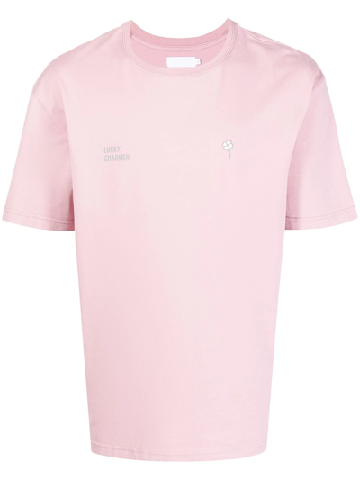 Off Duty Come Closer Cotton T-shirt In Pink