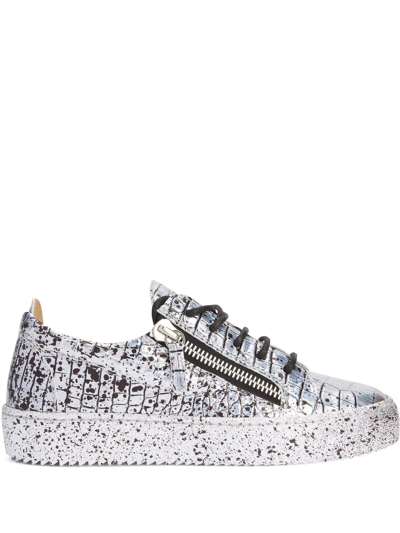 Giuseppe Zanotti Gail 板鞋 In Silver