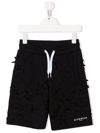GIVENCHY DISTRESSED-EFFECT SHORTS