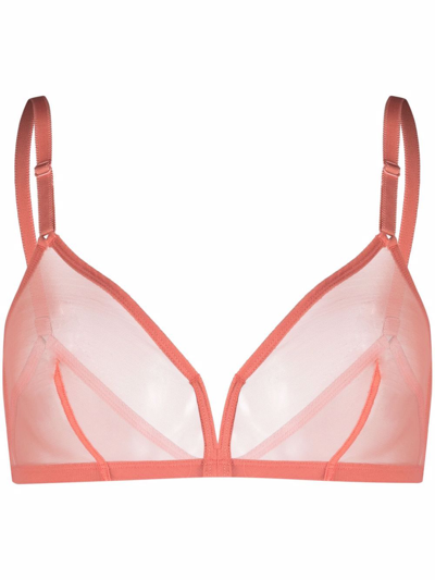 Eres Providence Triangle Bra In Pink