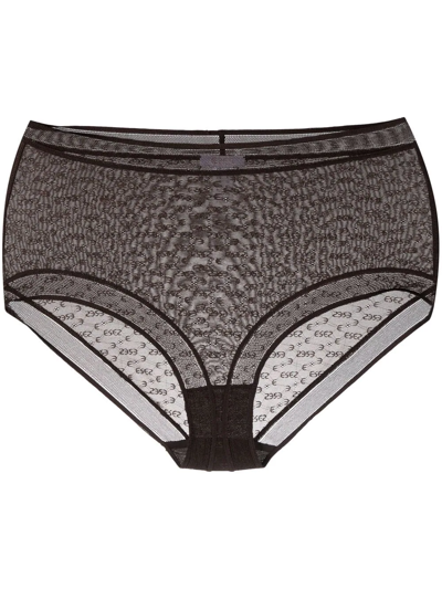 Eres Intention Sheer Briefs In Brown