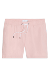 Onia Charles Mid-length Swim Shorts In Pink