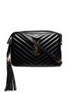 SAINT LAURENT MONOGRAM LOU LEATHER CROSSBODY BAG