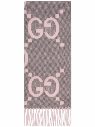 Gucci Wool Scarf In Pink