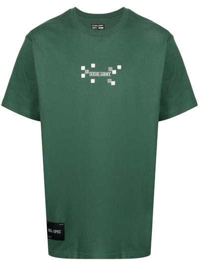 Izzue Green Cotton T-shirt