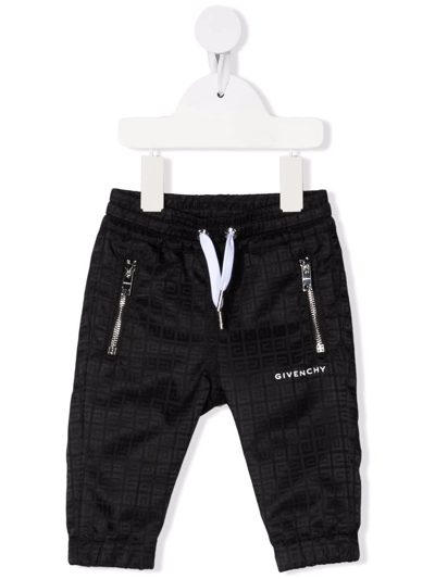 Givenchy Black Shorts For Baby Boy With White Logo In Back