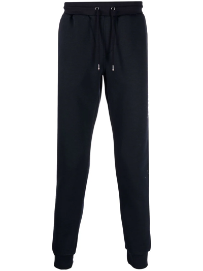 Tommy Hilfiger Drawstring-waist Cotton-blend Track Trousers In Blue