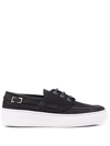 SERGIO ROSSI PLATFORM LOW-TOP SNEAKERS