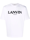 LANVIN BLOCK-LETTERED LOGO-PRINT CREW-NECK T-SHIRT