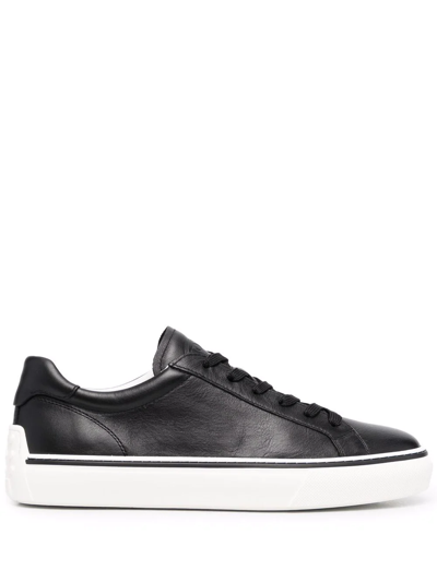Tod's Koio Capri Low Top Sneakers In Black