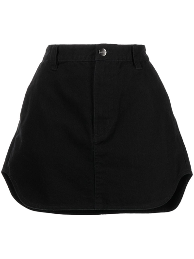 Wardrobe.nyc Carhartt Wip Canvas Mini Skirt In Black