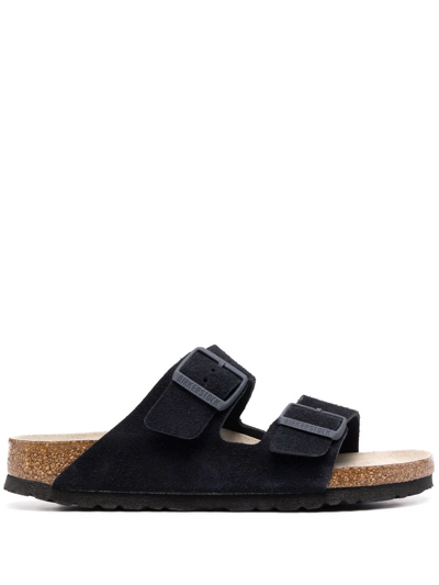 Birkenstock Arizona Flat Sandals In Blue