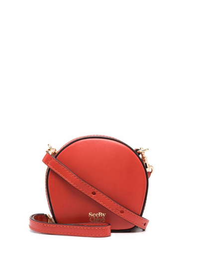 See By Chloé Small Shell Crossbody Bag In Red